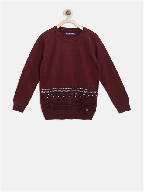 burgundy sweaters for juniors.